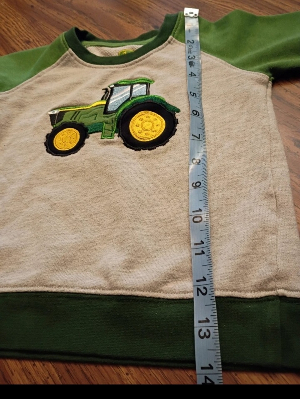 John Deere Tractor Size 2T Pullover Sweatshirt - Kids Shirt